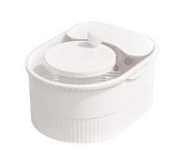 Vegetable Washer Spinner, Hand-Crank Fruit Cleaner, Rotating Salad Washing Tool, Manual Salad Spinner for Tomatoes Lettuce Pears Berries with Lid for Fast Water Removal and Fresh Produce Prep