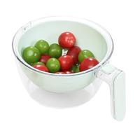 Vegetable Washing Basket - PET 21.5x17x9.5cm | Fruit Washer Strainer Bowl | Vegetable Washer For Cleaning Fruits, Vegetables, And Daily Kitchen Food Preparation Use