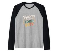 Vegetables Are What Food Eats Broma de carnívoro -------- Camiseta Manga Raglan