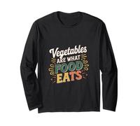 Vegetables Are What Food Eats Broma de carnívoro -------- Manga Larga