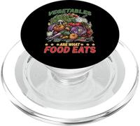 Vegetables Are What Food Eats Chiste de carnívoros PopSockets PopGrip para MagSafe