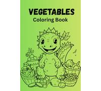 Vegetables colouring book