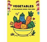 Vegetables Colouring Books for Kids - Gift to children for painting, drawing and colouring