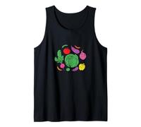 Vegetales Comida Vegana Camiseta sin Mangas