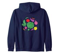 Vegetales Comida Vegana Sudadera con Capucha