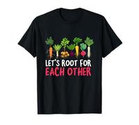 Vegetales de raíz coloridos y motivacionales entre sí Camiseta
