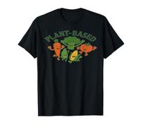 Vegetales Felices a Base de Plantas Veganas Camiseta