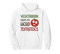 Vegetariano De Mi Cabeza Tomates Divertido Veggie Tomate Vegano Sudadera con Capucha