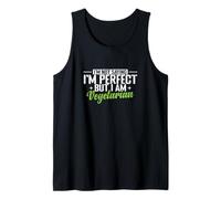 Vegetariano Divertido Orgulloso Camiseta sin Mangas