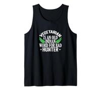 Vegetariano es una Vieja Palabra India Broma Vegana Divertida Camiseta sin Mangas