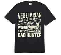 Vegetariano es una Vieja Palabra India para la Caza de Cazadores Malos Comfort Colors Adult Heavyweight T-Shirt