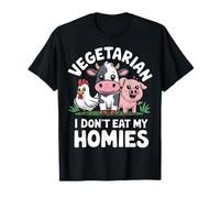 Vegetariano No Me Como Mis Homies Camiseta