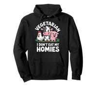 Vegetariano No Me Como Mis Homies Sudadera con Capucha