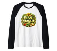 Vegetariano Vegetariano Vegetariano Alimentación Saludable Veganismo Camiseta Manga Raglan
