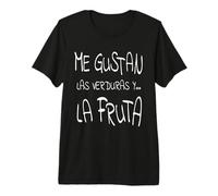 Vegetarianos y Veganos. Me Gustan Las Verduras y la Fruta Camiseta Premium
