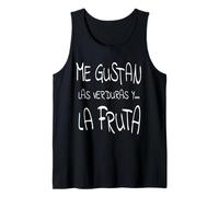 Vegetarianos y Veganos. Me Gustan Las Verduras y la Fruta Camiseta sin Mangas