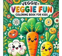 Veggie Fun Coloring Book for Kids: Easy and Bold Designs