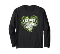 Veggie Lover, divertido juego de palabras con Lettuce Be Together Forever Manga Larga