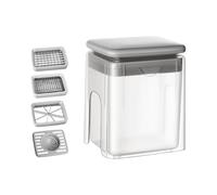 Veggie Master - Picadora de verduras, rebanadora, cortador de patatas fritas 4 en 1 | Pica patatas, corta cebollas, cortador manzanas, herramienta manual para una preparación eficiente del y un com