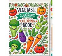 Veggie Vibes: A Fun Vegetable Coloring Book for All Ages
