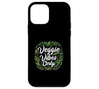 Veggie Vibes Only Plant Based Vegetarian Vegan Lifestyle Carcasa para iPhone 12 Mini