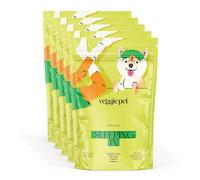 VeggiePet Green Tea Dental Twist - Snacks para Perros - 5x100 g - 100% Veggie - Sleepin