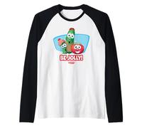 VeggieTales Be Jolly Christmas Carolers Camiseta Manga Raglan