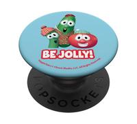 VeggieTales Be Jolly Christmas Carolers PopSockets PopGrip Adhesivo