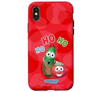 VeggieTales Ho Ho Ho Larry The Cucumber & Bob The Tomato Carcasa para iPhone X/XS