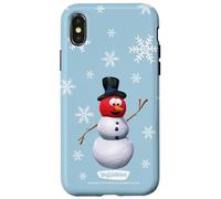 VeggieTales Let It Snow Bob The Tomato Snowman Carcasa para iPhone X/XS