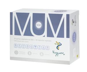 VEGGUNN - MUM - Complejo Vitamínico para el Embarazo y la Lactancia - 30 Cápsulas Duras y 30 Perlas Blandas - Con Ácido Fólico, Vitamina D, Omega 3, Hierro y Selenio - 100% Natural y Vegano