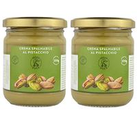 Veggy Duck - Crema de Pistacho 400g (2 x 200g) | Con 45% Pistachos Mediterráneos | Sabor Dulce | Comida Artesanal Italiana Gourmet | Ideal para Desayunos y Postres