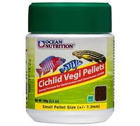 0.1 KG Ocean Nutrition Cichlid Vegi Pellets para peces cíclidos
