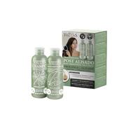 VEGLISS - Kit Alisado Brasileño en Casa con Queratina Vegetal - Champú 30 ml + Tratamiento 120 ml - Fórmula Vegana - Anti Frizz - Liso Hasta 12 Semanas - Hidrata y Controla Volumen