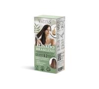 VEGLISS - Kit Alisado Brasileño en Casa con Queratina Vegetal - Champú 30 ml + Tratamiento 120 ml - Fórmula Vegana - Anti Frizz - Liso Hasta 12 Semanas - Hidrata y Controla Volumen