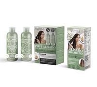 VegLiss - Kit Alisado + Post Alisado Vegano - Cabello Liso, Suave y sin Frizz - - Sin Sulfatos, Parabenos ni Siliconas - 650ml - 12 semanas de resultados