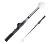 VEGOATY 41 - 67,5 cm. Ayuda de entrenamiento de golf retráctil: barra telescópica de acero inoxidable, estabilizador de impacto, ayuda para entrenamiento, para calentamiento, fuerza, entrenamiento de