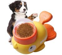 VEGOATY Juguete para perros con forma de pato, inteligencia, juguete interactivo para perros, 2 en 1, alimentador lento, juguete de inteligencia, para perros, gatos, alimentador lento, dispensador de