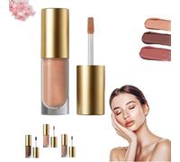 Vegoly Liquid Eye Shadow, Vegoly Creamy Liquid Eyeshadow, Creamy Multi Color Liquids Eyeshadow, Long Lasting Charm Full of Color Easy to Create Attractive Makeup (Light brown)