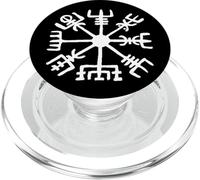 Vegvisir Vikingo brújula Runa símbolo de protección nórdicos PopSockets PopGrip para MagSafe