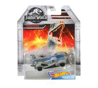 Veh culo Velociraptor Azul de Hot Wheels Jurrasic World