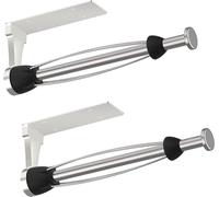 VEHHE Portarrollos de Cocina sin taladrar, Armario de Acero Inoxidable, Soporte para Rollos de Cocina, Autoadhesivo o con Tornillo, Soporte para Rollos Zewa, Paquete de 2 Unidades para baño y Cocina