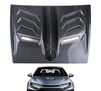 Vehicle Bonnet Vents, Hood Vent Cover for Car Exterior, Scratch Resistant Decorative Scoop, Interactive Stick on Airflow Style Enhancer, Automotive Trim Upgrade to Sporty Look 14.17x18.9 Inches