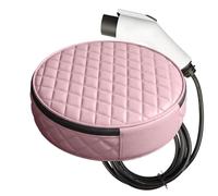 Vehicle Charging Cord Bag - 37x37x9cm | EV Charging Cable Storage Bag, Trunk Organizer With Hook Loop | Large Capacity Car Charger Cable Holder For Garage Boot Commuting Camping Adventure Use