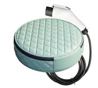 Vehicle Charging Cord Bag - 37x37x9cm | EV Charging Cable Storage Bag, Trunk Organizer With Hook Loop | Large Capacity Car Charger Cable Holder For Garage Boot Commuting Camping Adventure Use