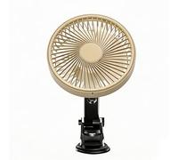 Vehicle Cooling Fan - High Speed Suction Air Cooler, Portable 12V 24V Car Fan Dashboard Windshield Mount | Powerful Airflow Summer Travel Driving Rv Suv Window Cooling Usage