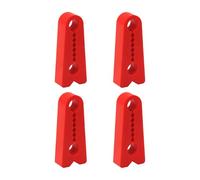 Vehicle Door Lock Buffer - Rubber Shock Absorber Pads, 4PCS Wear Resistant Noise Dampers | Quiet Closing Protection Accessory For Travel, Interior Hardware Enhancement, Automotive Use