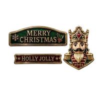 Vehicle Emblems - Vintage Christmas Iron Stickers for Cars, Trucks & Holida