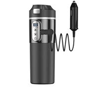 Vehicle Heating Cup, Stainless Steel Travel Tag, Electric Car Coffee Warmer, Interactive 12 V 24 V Auto Heater, Spill Resistant Lid, Ideal para conmutación, viajes por carretera, uso de 8,66 x 2,76