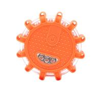 Vehicle LED Road Flasher - Multi-Mode Safety Light for Cars | 9 Warning Signals, Emergncy Flares with Hook, Portable Roadside Alert Device for Sedans Caravan Trucks, Durable Outdoor Traffic Beacon